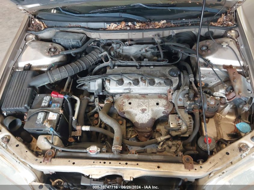 2000 Honda Accord 2.3 Lx VIN: 1HGCG564XYA139320 Lot: 39747716