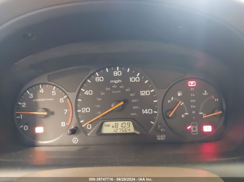 2000 Honda Accord 2.3 Lx VIN: 1HGCG564XYA139320 Lot: 39747716