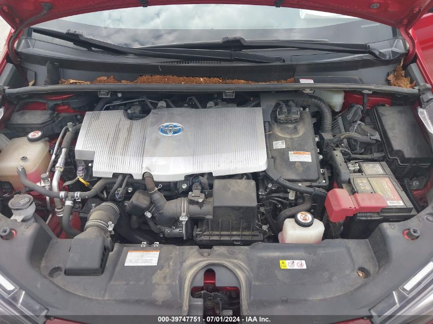 2019 Toyota Prius Xle VIN: JTDKARFUXK3076430 Lot: 39747751