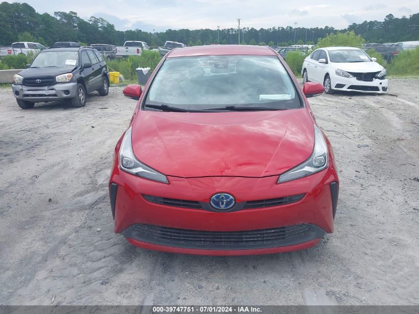 2019 Toyota Prius Xle VIN: JTDKARFUXK3076430 Lot: 39747751