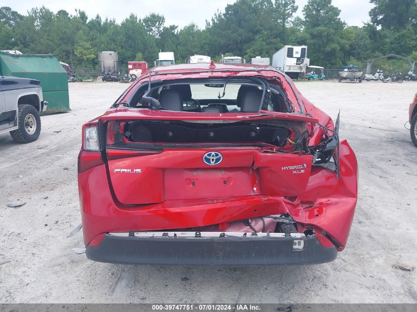2019 Toyota Prius Xle VIN: JTDKARFUXK3076430 Lot: 39747751