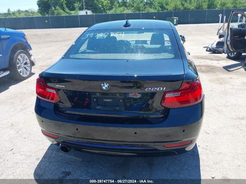 2016 BMW 228I xDrive VIN: WBA1G9C54GV726837 Lot: 39747754