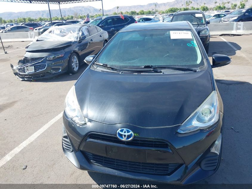 2016 Toyota Prius C Two VIN: JTDKDTB32G1120179 Lot: 39747760