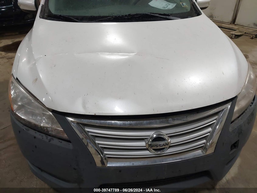 2013 Nissan Sentra Sl VIN: 3N1AB7AP6DL647534 Lot: 39747789