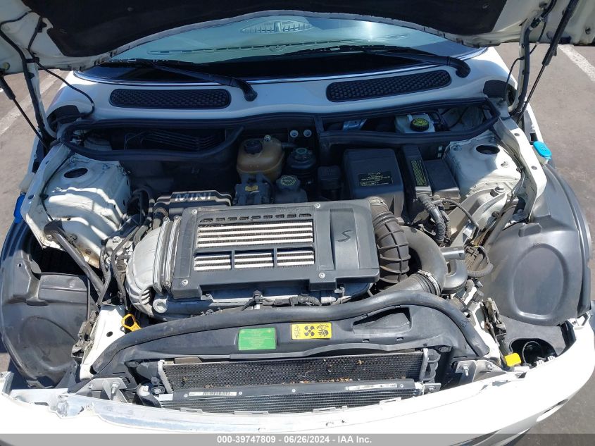 2008 Mini Cooper S VIN: WMWRH33508TL96835 Lot: 39747809