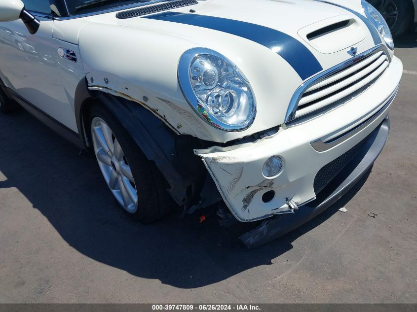 2008 Mini Cooper S VIN: WMWRH33508TL96835 Lot: 39747809
