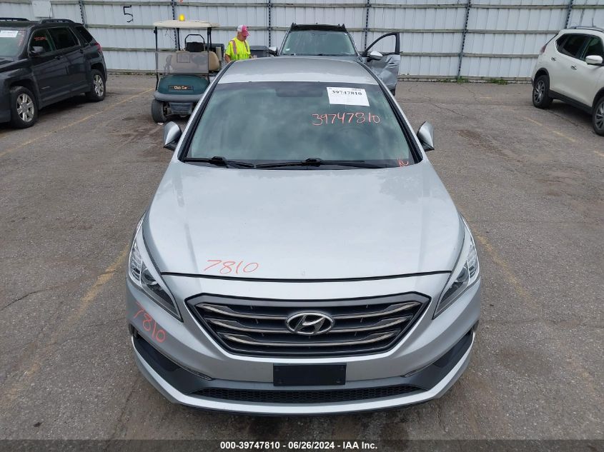 2016 Hyundai Sonata Sport VIN: 5NPE34AF0GH388853 Lot: 39747810