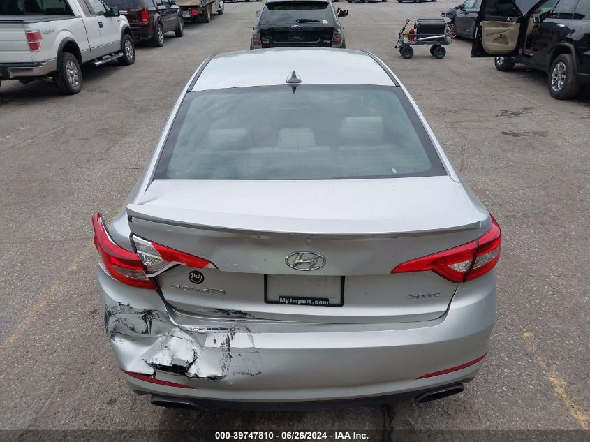 2016 Hyundai Sonata Sport VIN: 5NPE34AF0GH388853 Lot: 39747810