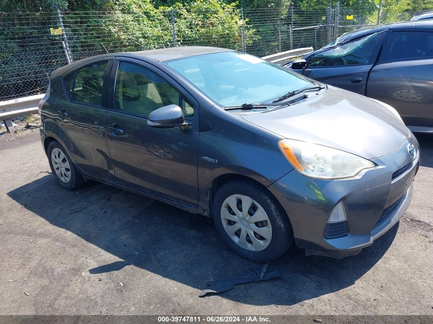 2012 Toyota Prius C One VIN: JTDKDTB34C1022314 Lot: 39747811