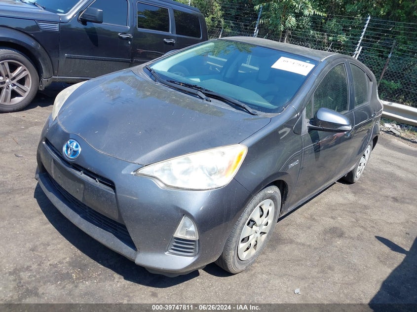 2012 Toyota Prius C One VIN: JTDKDTB34C1022314 Lot: 39747811