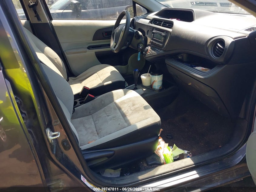 2012 Toyota Prius C One VIN: JTDKDTB34C1022314 Lot: 39747811