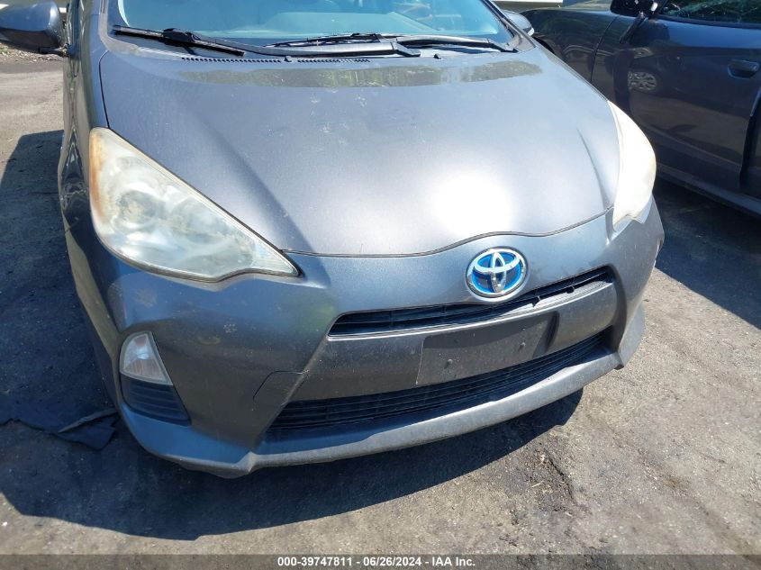 2012 Toyota Prius C One VIN: JTDKDTB34C1022314 Lot: 39747811