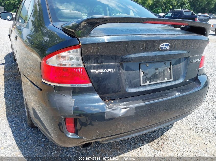 2009 Subaru Legacy 2.5I VIN: 4S3BL616997220103 Lot: 39747814