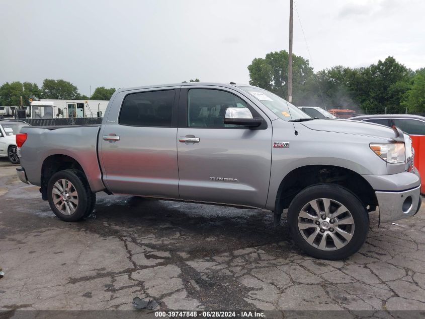 2010 Toyota Tundra Limited 5.7L V8 VIN: 5TFHW5F12AX136394 Lot: 39747848