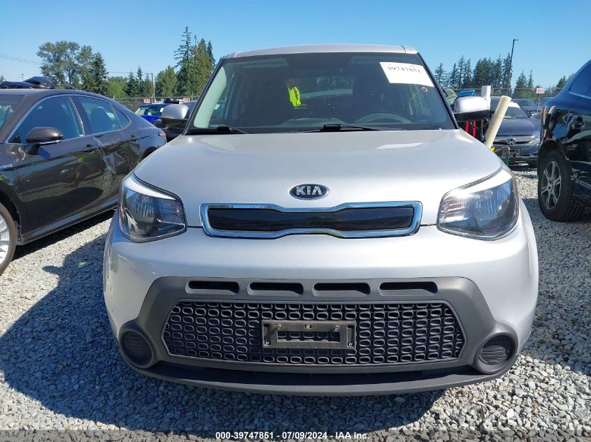 2015 Kia Soul + VIN: KNDJP3A52F7787349 Lot: 39747851