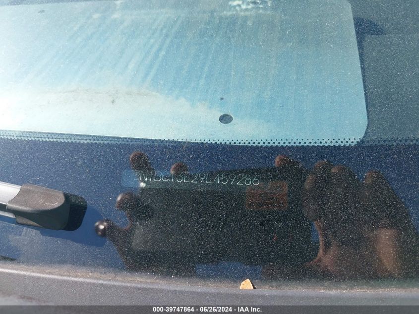 2009 Nissan Versa 1.8S VIN: 3N1BC13E29L459286 Lot: 39747864