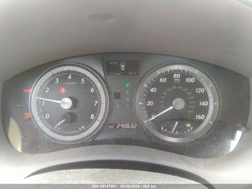 2007 Lexus Es 350 VIN: JTHBJ46G872064561 Lot: 39747901