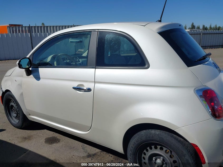 2013 Fiat 500 Pop VIN: 3C3CFFAR8BT739531 Lot: 39747913