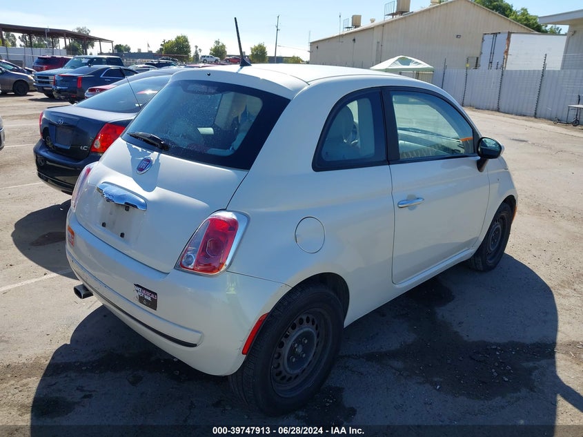 2013 Fiat 500 Pop VIN: 3C3CFFAR8BT739531 Lot: 39747913