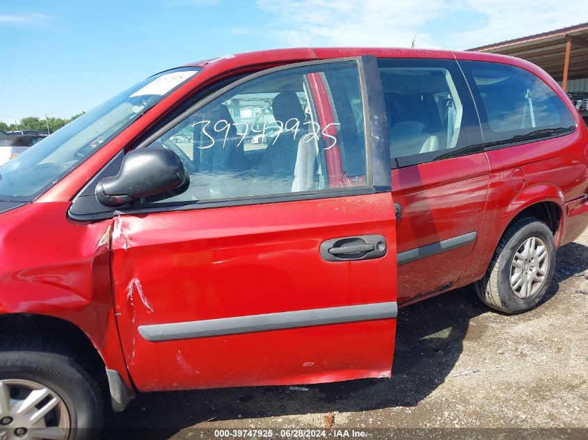 2005 Dodge Grand Caravan Se VIN: 1D4GP24R85B429951 Lot: 39747925