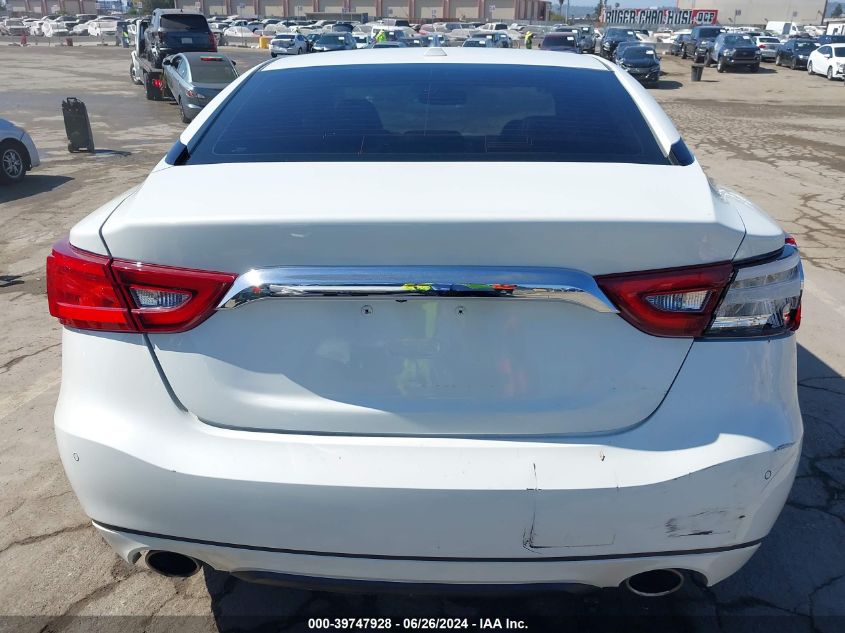 2016 Nissan Maxima 3.5 Platinum/3.5 S/3.5 Sl/3.5 Sr/3.5 Sv VIN: 1N4AA6AP5GC376563 Lot: 39747928