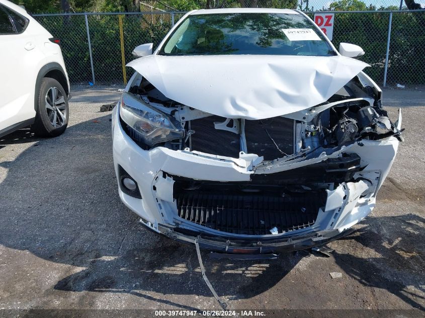 2016 Toyota Corolla S Plus VIN: 2T1BURHE7GC722227 Lot: 39747947