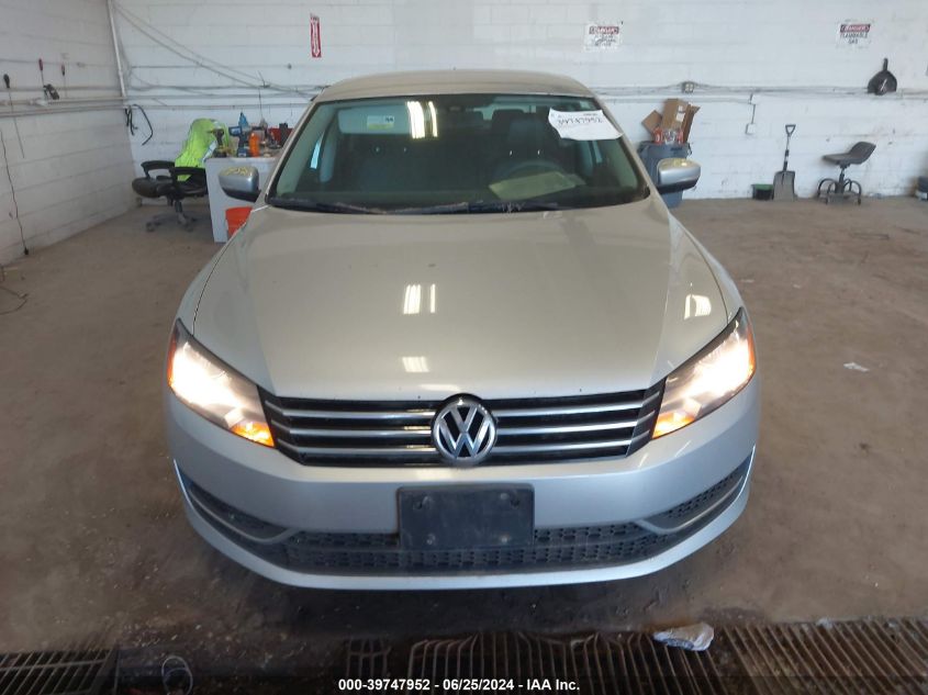 2013 Volkswagen Passat 2.5L Wolfsburg Edition VIN: 1VWAH7A39DC144842 Lot: 39747952