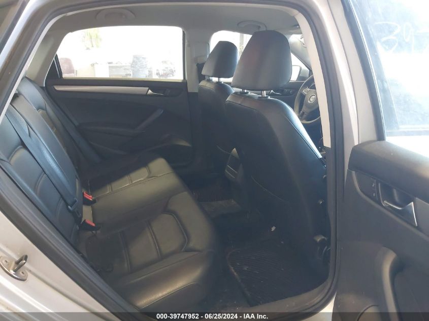 2013 Volkswagen Passat 2.5L Wolfsburg Edition VIN: 1VWAH7A39DC144842 Lot: 39747952
