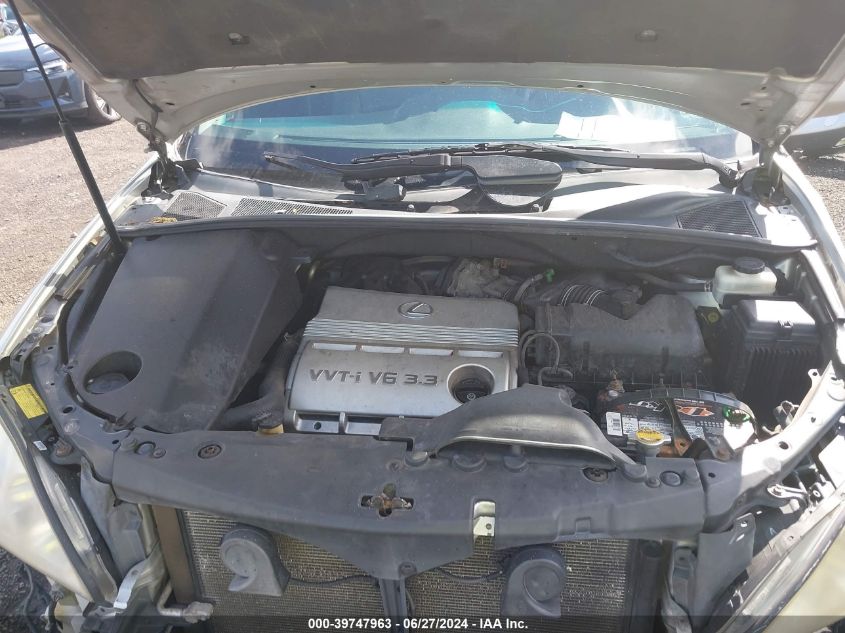 2005 Lexus Rx 330 VIN: 2T2HA31U35C074752 Lot: 39747963