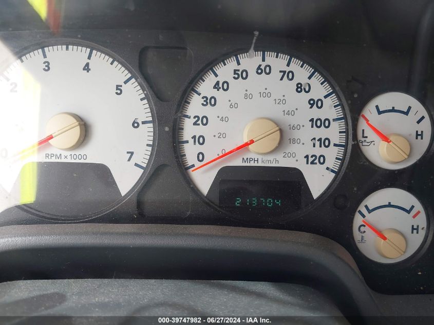 2007 Dodge Ram 1500 St/Slt VIN: 1D7HA18P37J521991 Lot: 39747982