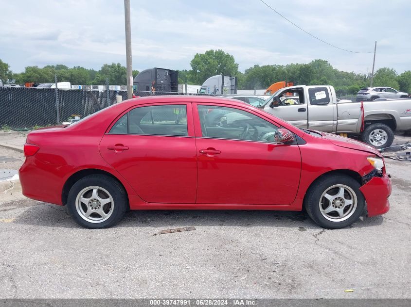 2009 Toyota Corolla Le VIN: 2T1BU40E69C122459 Lot: 39747991