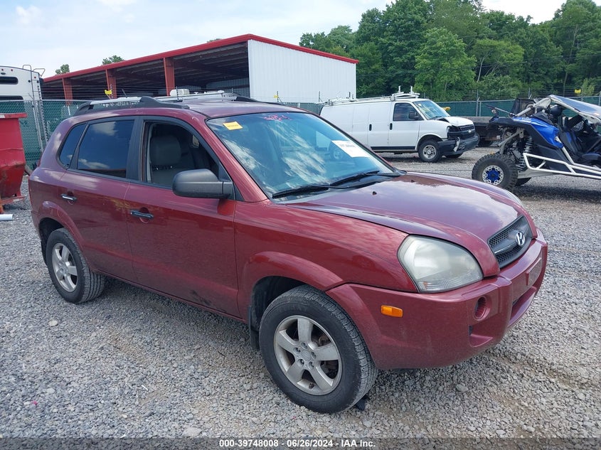 2008 Hyundai Tucson Gls VIN: KM8JM12B88U875050 Lot: 39748008
