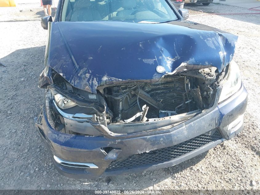 2012 Mercedes-Benz C 250 VIN: WDDGF4HBXCR220665 Lot: 39748022