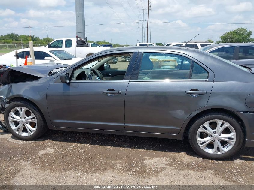 2012 Ford Fusion Se VIN: 3FAHP0HA2CR332303 Lot: 39748029