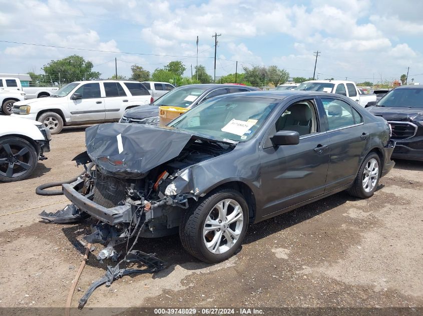 2012 Ford Fusion Se VIN: 3FAHP0HA2CR332303 Lot: 39748029