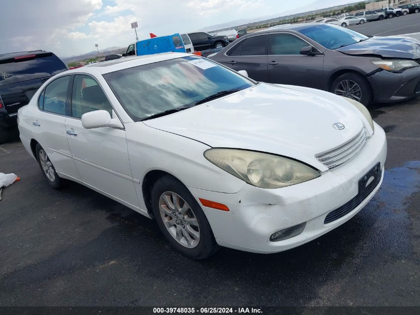 2003 Lexus Es 300 VIN: JTHBF30GX30130277 Lot: 39748035