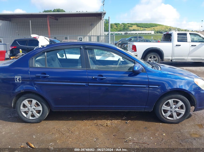 2009 Hyundai Accent Gls VIN: KMHCN46C59U332072 Lot: 39748053