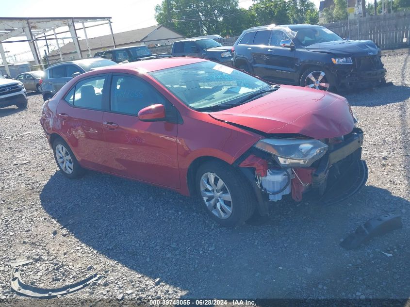 2016 Toyota Corolla Le VIN: 2T1BURHE6GC530555 Lot: 39748055