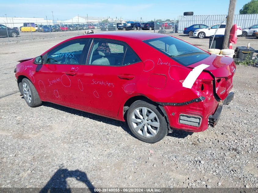 2016 Toyota Corolla Le VIN: 2T1BURHE6GC530555 Lot: 39748055