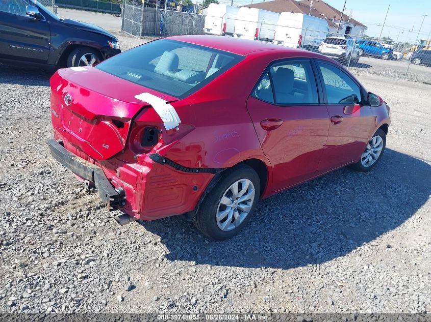 2016 Toyota Corolla Le VIN: 2T1BURHE6GC530555 Lot: 39748055