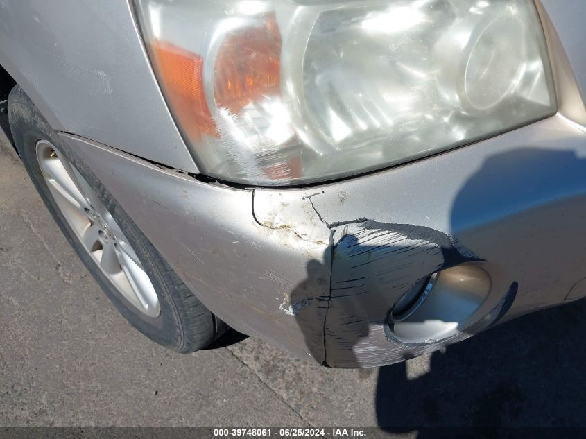 2007 Toyota Highlander Hybrid V6 VIN: JTEEW21A070047297 Lot: 39748061