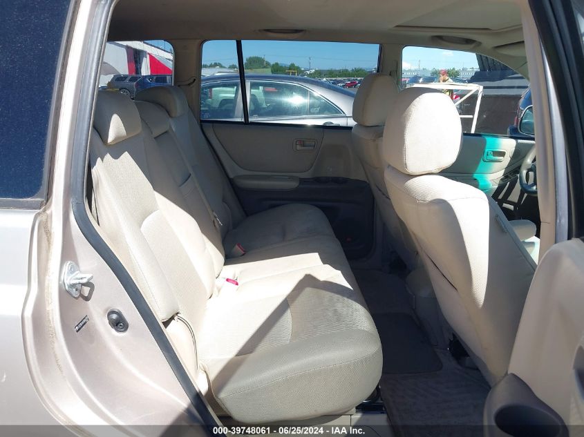 2007 Toyota Highlander Hybrid V6 VIN: JTEEW21A070047297 Lot: 39748061