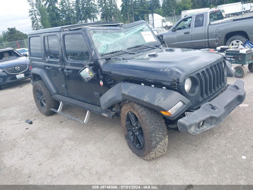 2022 Jeep Wrangler Unlimited Sport Altitude 4X4 VIN: 1C4HJXDG2NW120757 Lot: 39748066