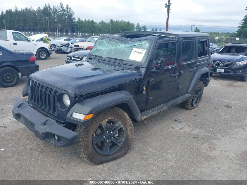 2022 Jeep Wrangler Unlimited Sport Altitude 4X4 VIN: 1C4HJXDG2NW120757 Lot: 39748066