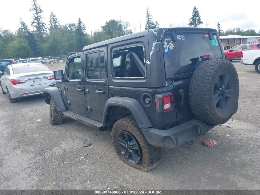 2022 Jeep Wrangler Unlimited Sport Altitude 4X4 VIN: 1C4HJXDG2NW120757 Lot: 39748066