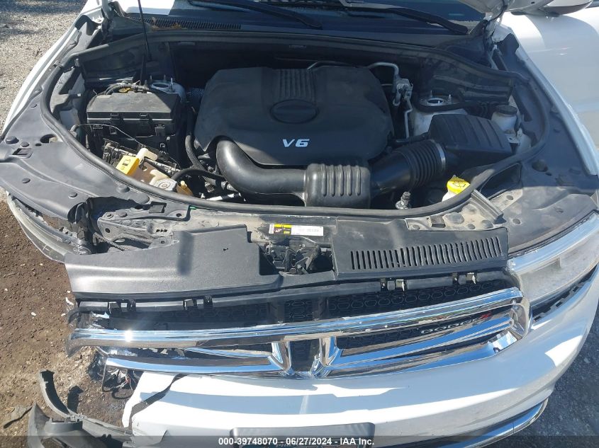 2014 Dodge Durango Sxt VIN: 1C4RDJAG6EC397412 Lot: 39748070