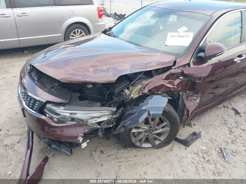 2020 Kia Optima Lx/S/Se VIN: 5XXGT4L31LG411235 Lot: 39748071