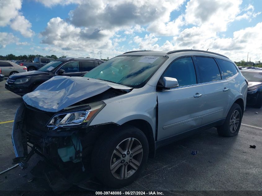 2015 Chevrolet Traverse 1Lt VIN: 1GNKRGKD7FJ345298 Lot: 39748085