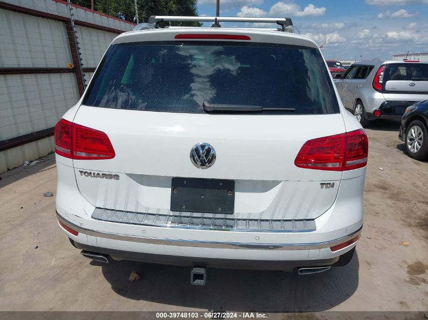 2016 Volkswagen Touareg Tdi Lux VIN: WVGEP9BP2GD003769 Lot: 39748103