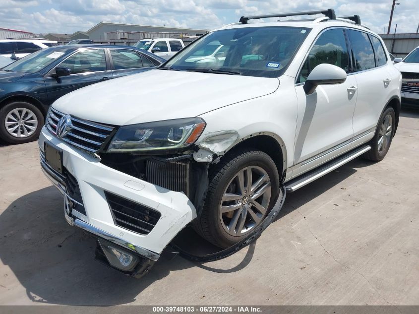 2016 Volkswagen Touareg Tdi Lux VIN: WVGEP9BP2GD003769 Lot: 39748103